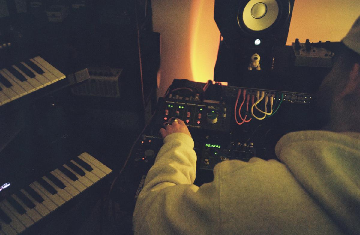 DJ & Producer Drone playing with SSL 12