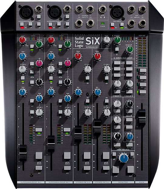 SSL BiG SiX Mixer analógico e interface de áudio com 16 canais