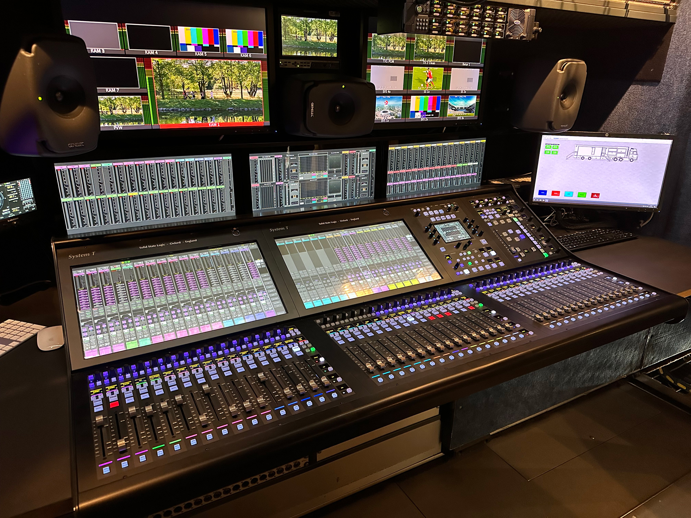 Solid State Logic System T Broadcast Production Platform Mixes